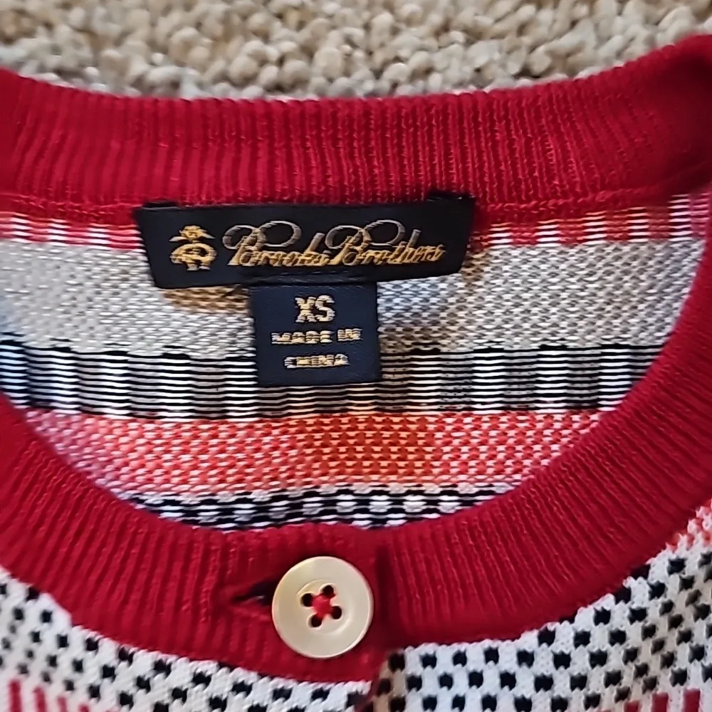 Brooks Brothers Striped Cardigan Sweater Set - Picture 6 of 14